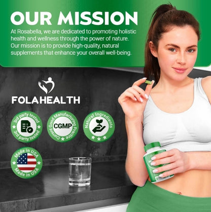 FolaHealth™ Moringa Powder Capsules