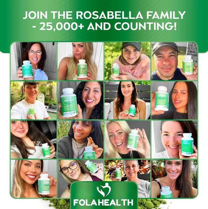 FolaHealth™ Moringa Powder Capsules