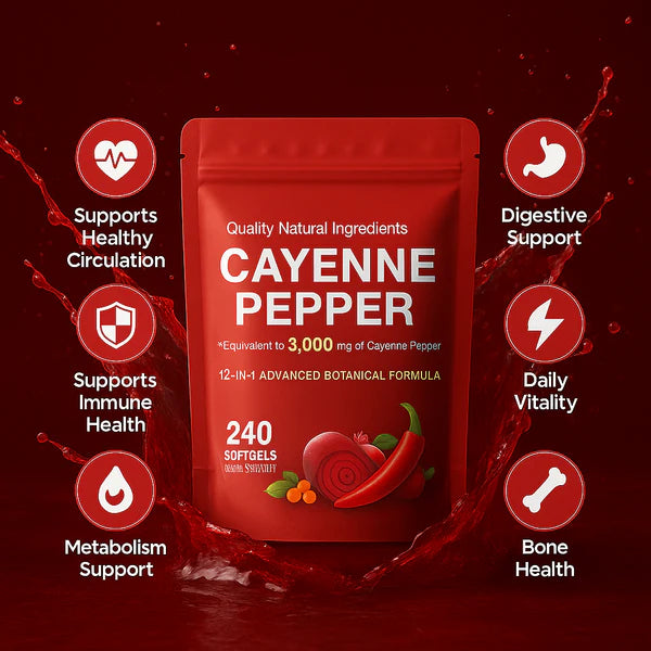 FolaHealth™ Cayenne Pepper Softgels