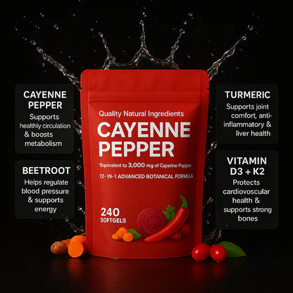 FolaHealth™ Cayenne Pepper Softgels