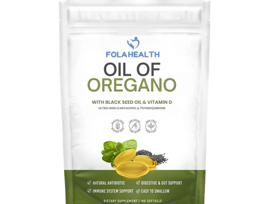 Oil Of Oregano Softgels with Black Seed Oil and Vitamin D