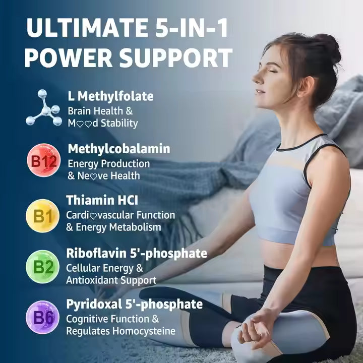 FolaHealth "15mg L-Methylfolate Gummies with B12 & B Complex"