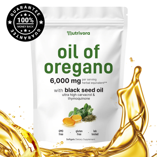 Oregano Oil Softgels with Black Seed Oil